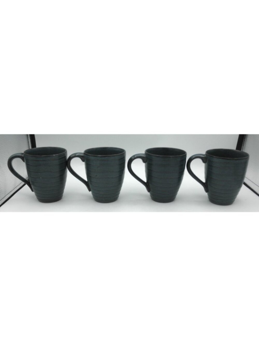 Studio Midnight Blue by 222 Fifth Stoneware Mug Set of 4 Pattern code: 22FSTUMB - Picture 3 of 9